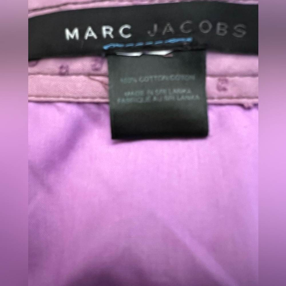 Marc Jacobs pink A-Line Skirt with circle design, zipper, fully lined - Picture 10 of 10